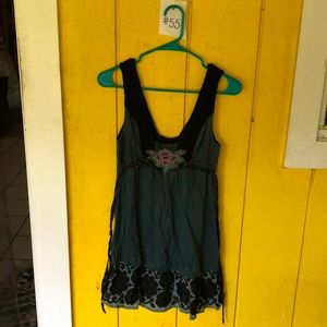 Free People Unique detailed Blue dress, Small #55